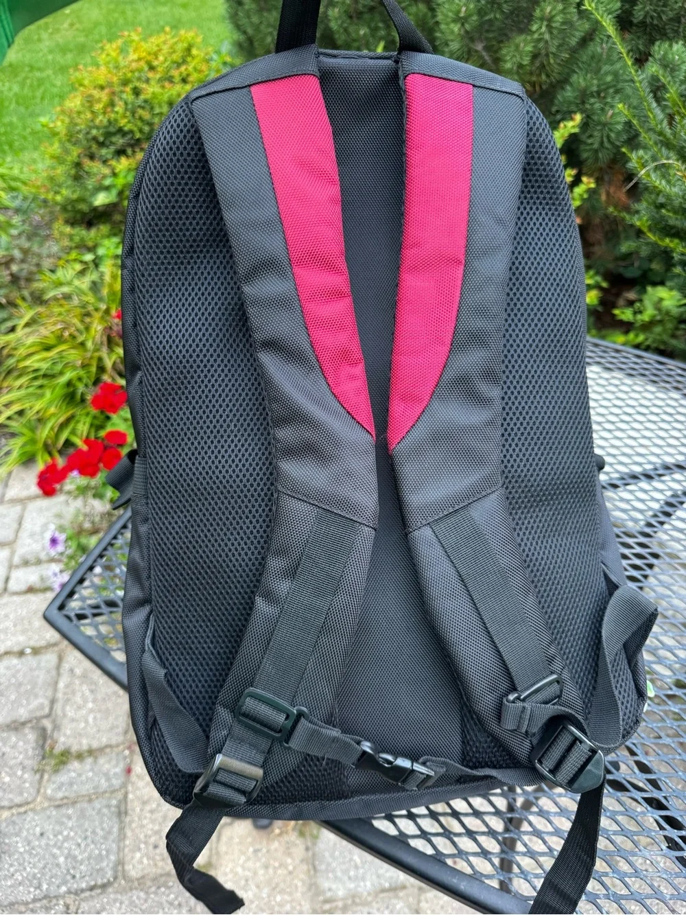 Swiss Elite Black and Red Men's Backpack